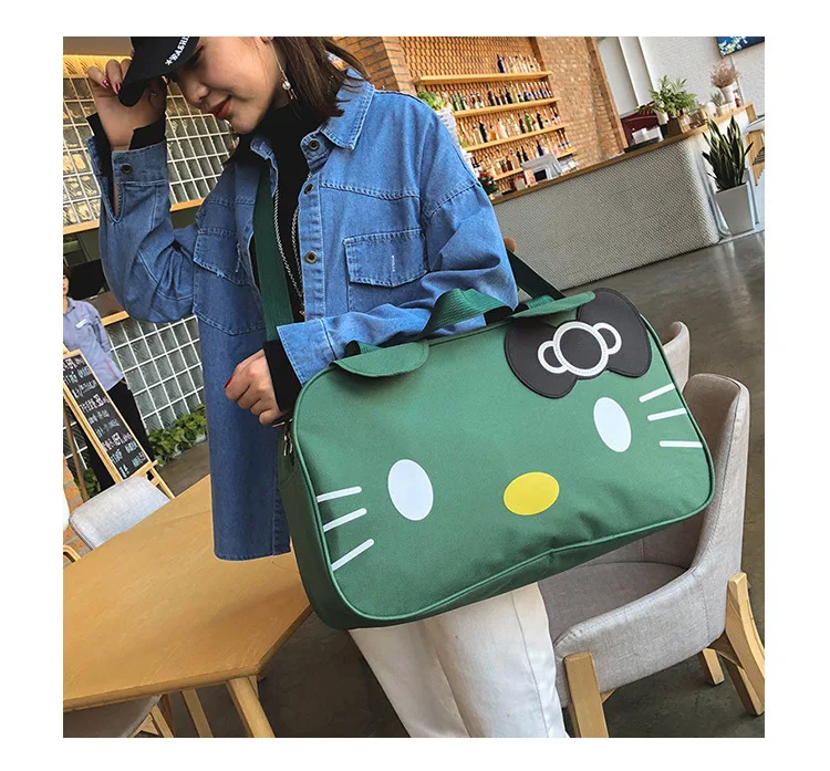 Cartoon Hello-Kitty Fashion Travel Kawaii Waterproof  Bag