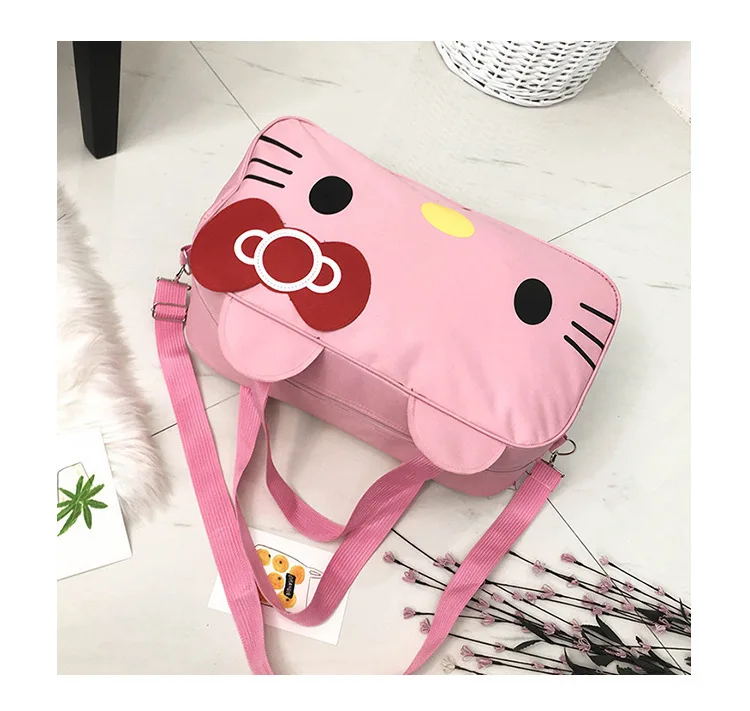 Cartoon Hello-Kitty Fashion Travel Kawaii Waterproof  Bag