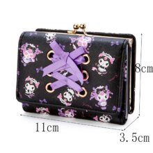My Melody Cinnamoroll Kuromi Fold Kawaii Coin Purse My Melody Cinnamoroll Kuromi Fold Kawaii Coin Purse