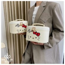 Sanrio Hello Kitty Portable Kawaii Makeup Case Sanrio Hello Kitty Portable Kawaii Makeup Case