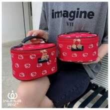 Sanrio Hello Kitty Portable Kawaii Makeup Case Sanrio Hello Kitty Portable Kawaii Makeup Case