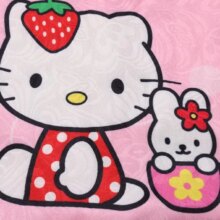 Cartoon Hello-Kitty Fashion Children Sleeveless Pleated Kawaii Dress Cartoon Hello-Kitty Fashion Children Sleeveless Pleated Kawaii Dress