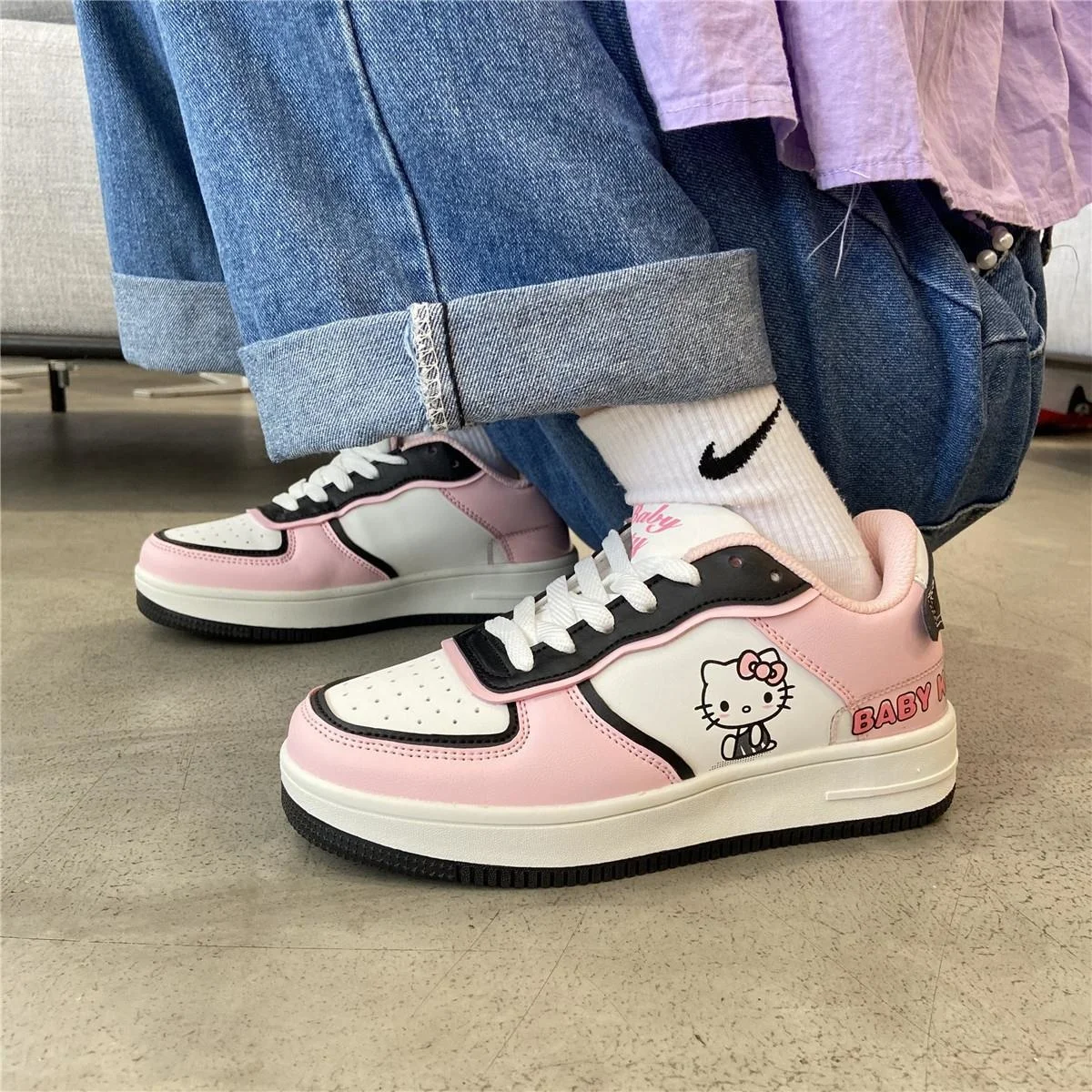 Cartoon Hello Kitty All-match Light Breathable Kawaii Shoes