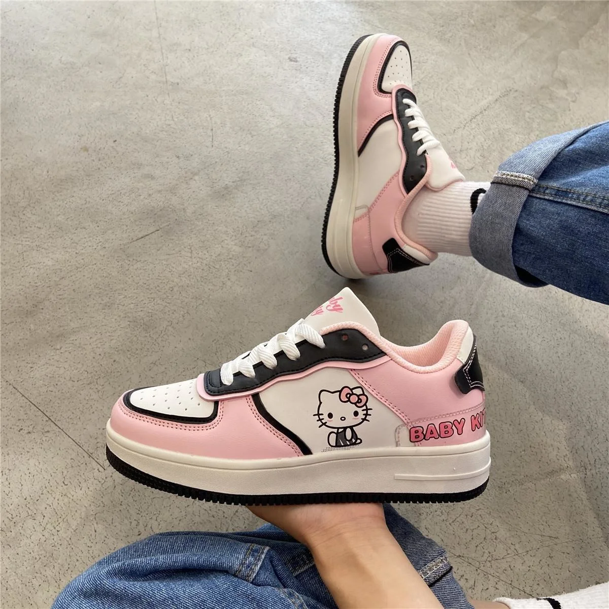 Cartoon Hello Kitty All-match Light Breathable Kawaii Shoes