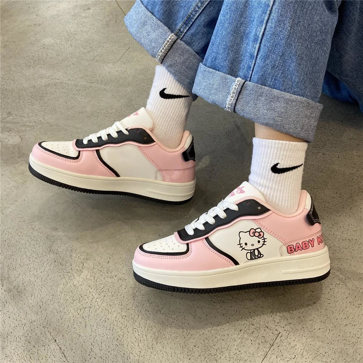 Cartoon Hello Kitty All-match Light Breathable Kawaii Shoes