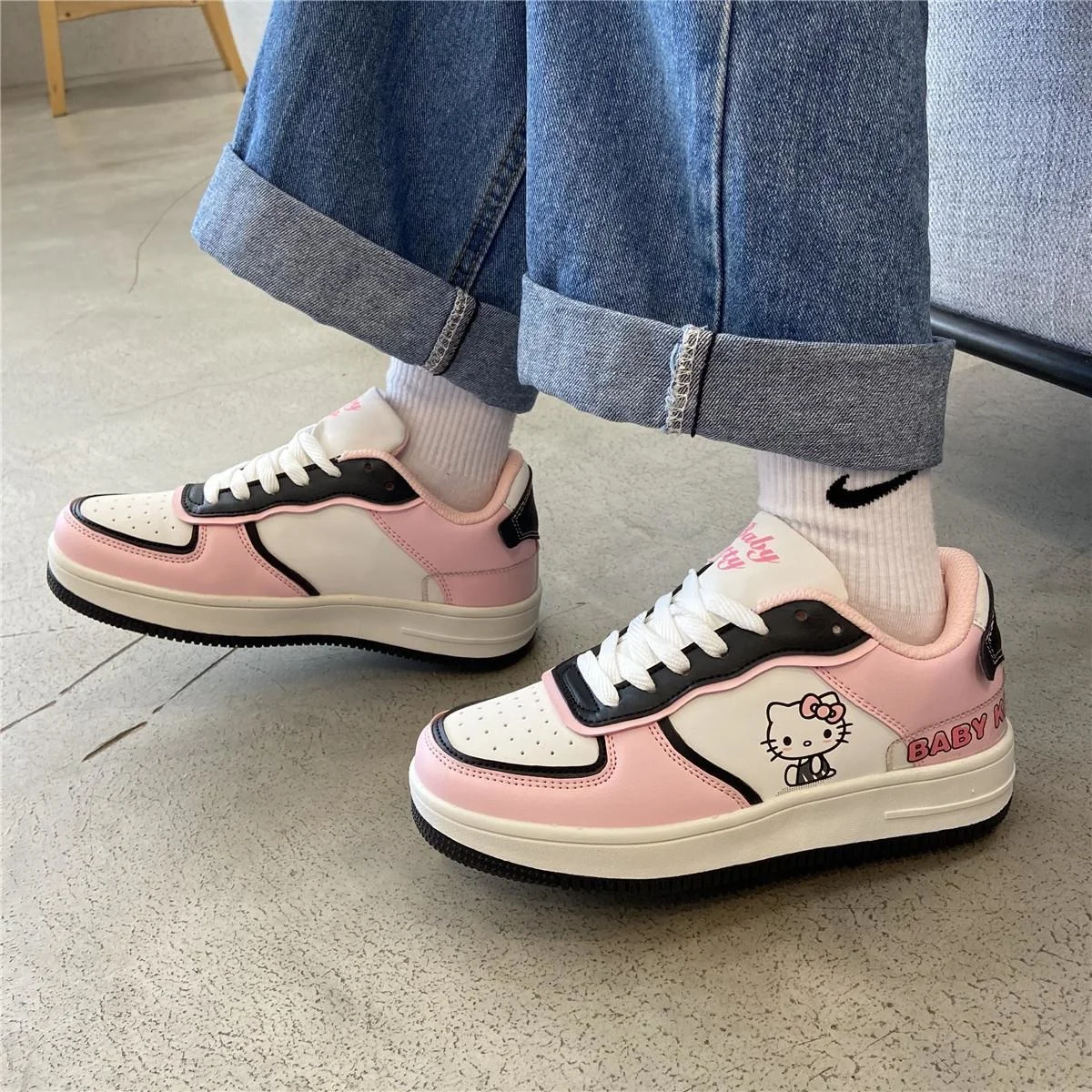 Cartoon Hello Kitty All-match Light Breathable Kawaii Shoes