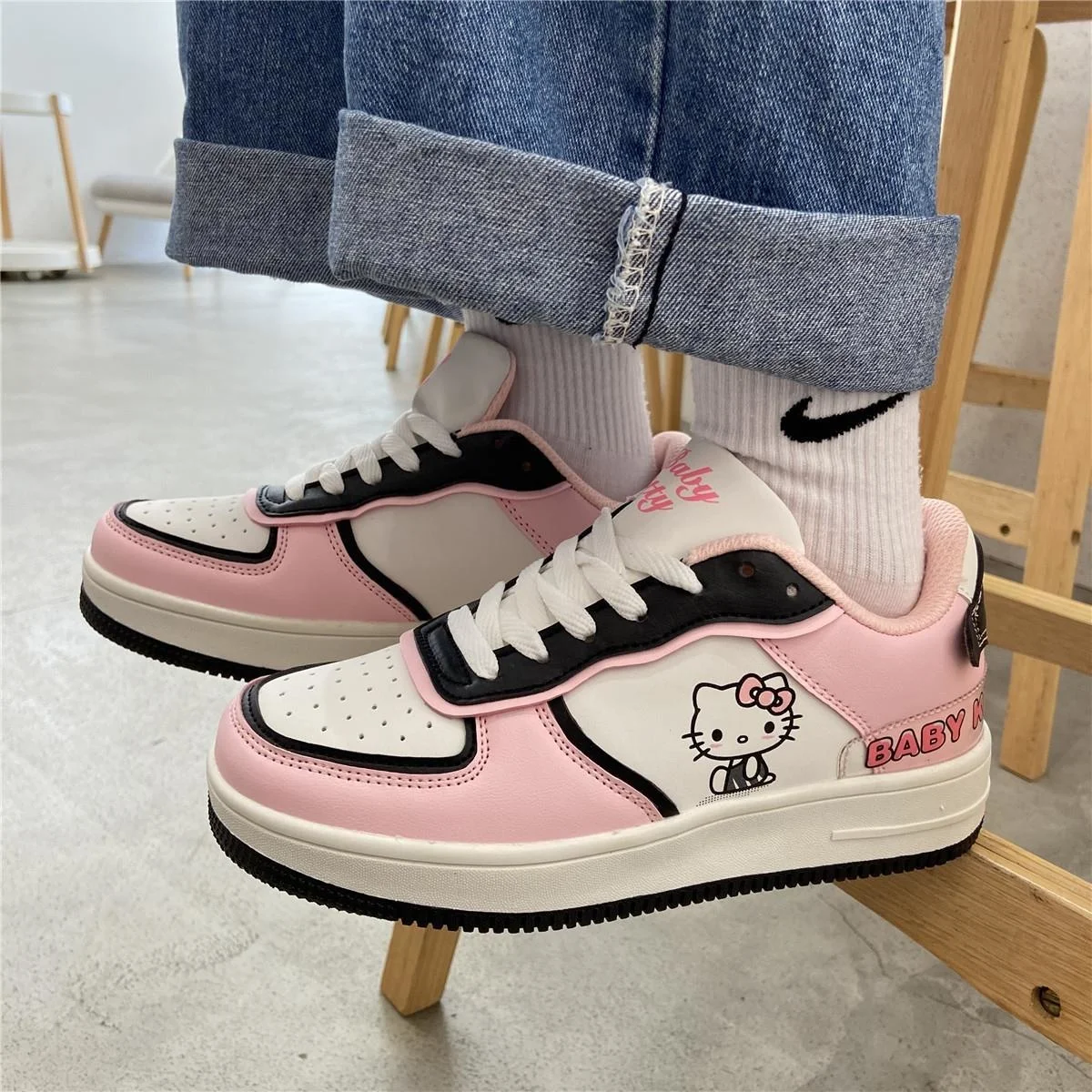Cartoon Hello Kitty All-match Light Breathable Kawaii Shoes