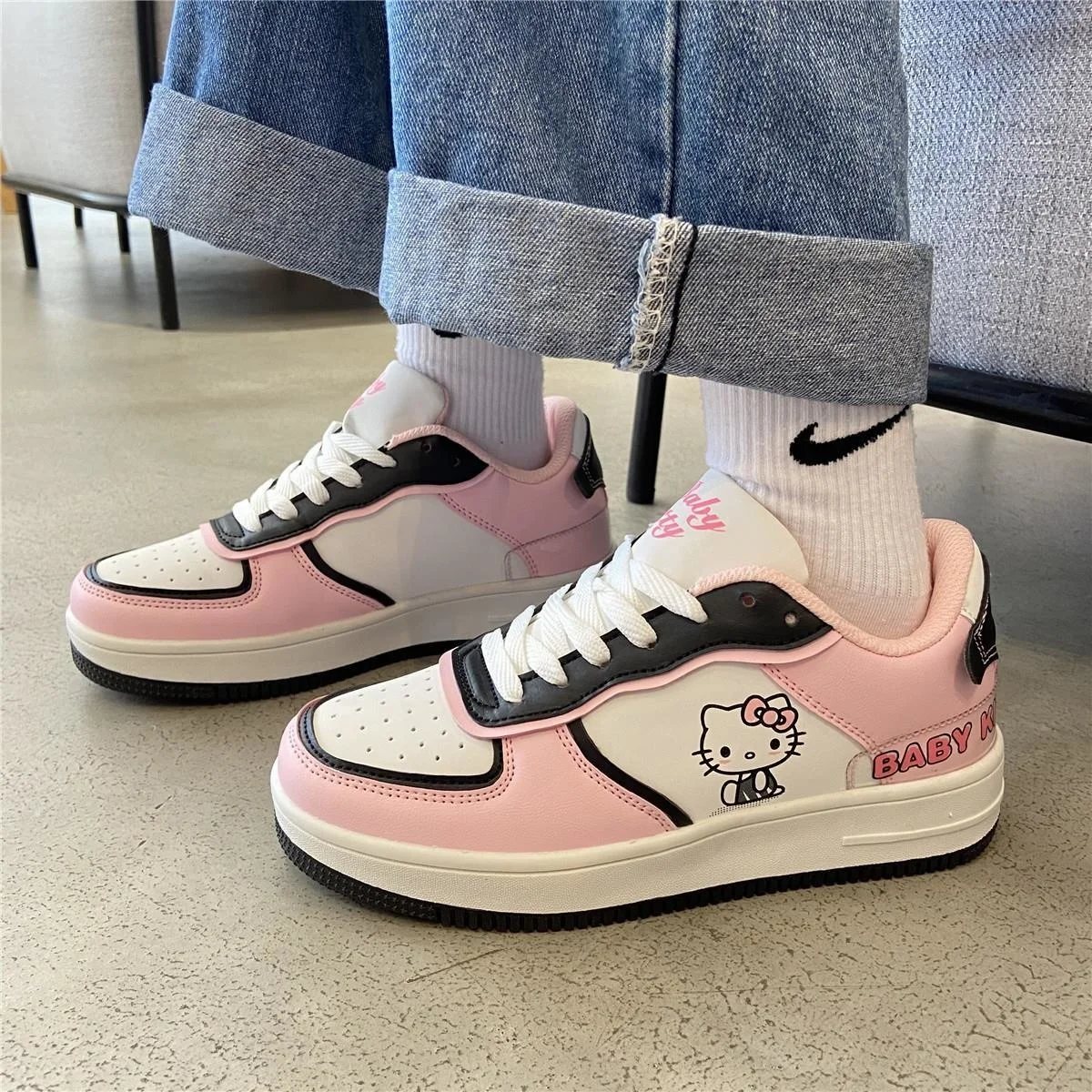 Cartoon Hello Kitty All-match Light Breathable Kawaii Shoes