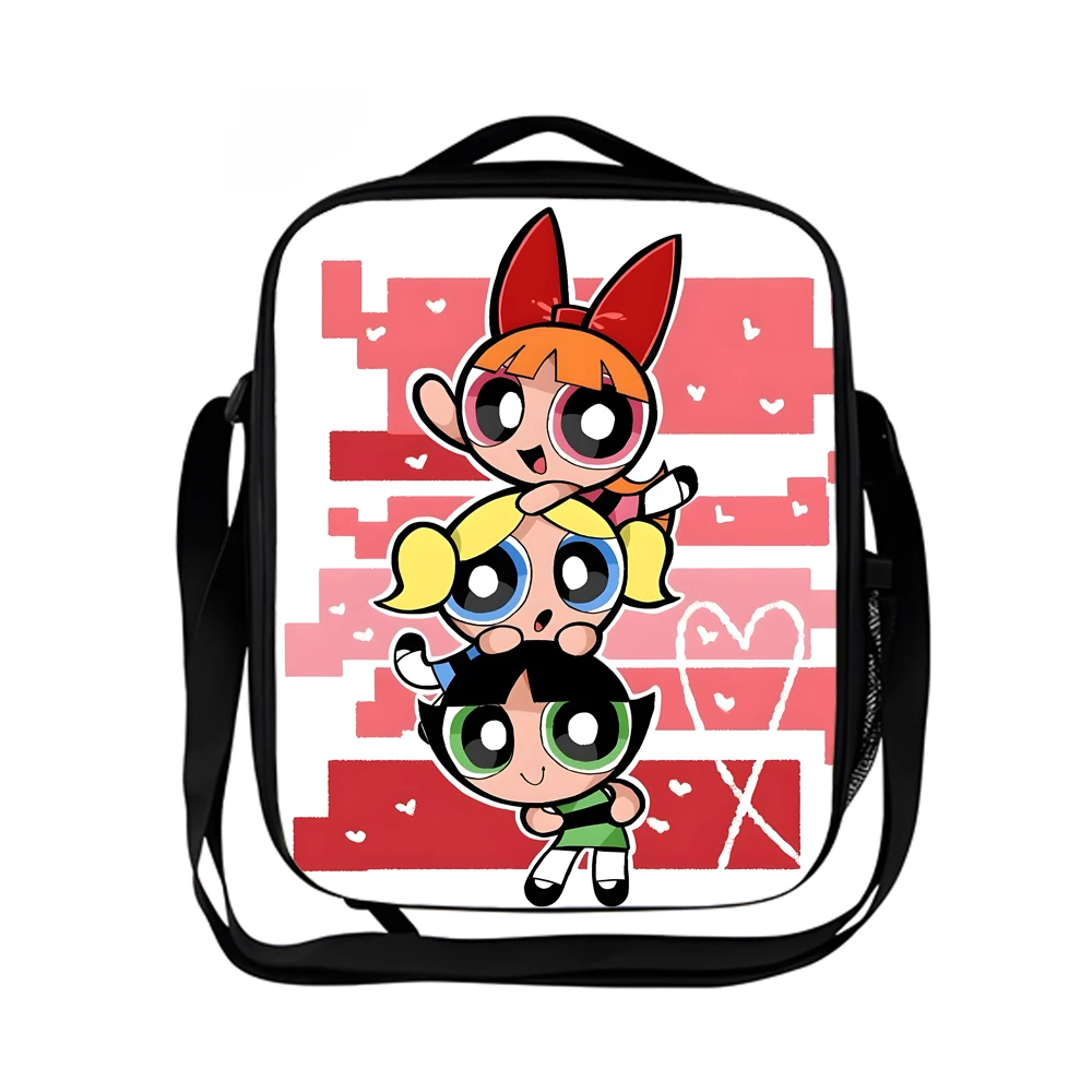 The Powerpuff Girls Kawaii Printed Lunch Bag
