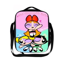 The Powerpuff Girls Printed Kawaii Lunch Bag The Powerpuff Girls Printed Kawaii Lunch Bag