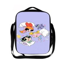 Kawaii The Powerpuff Girls Printed Lunch Bag Kawaii The Powerpuff Girls Printed Lunch Bag