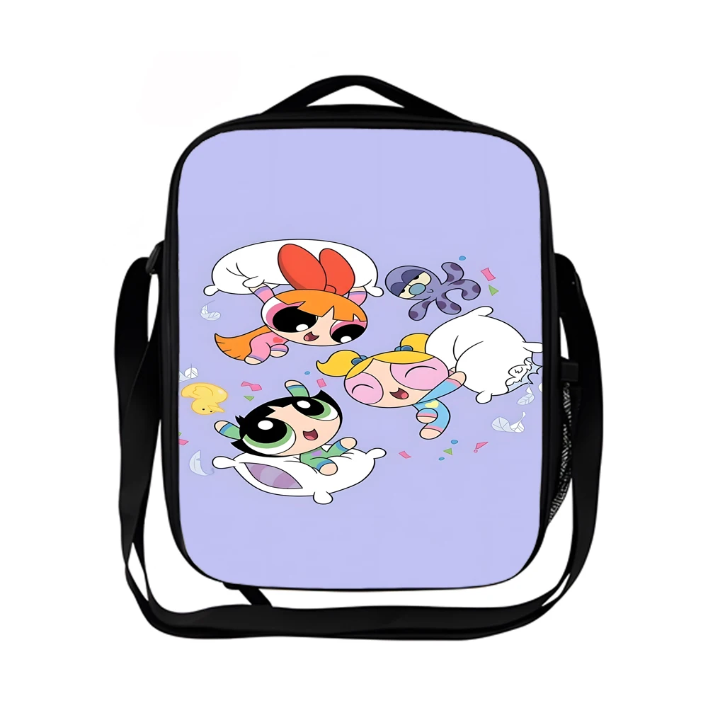 Kawaii The Powerpuff Girls Printed Lunch Bag