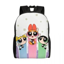The Powerpuff Girls Kawaii Canvas School Bag The Powerpuff Girls Kawaii Canvas School Bag