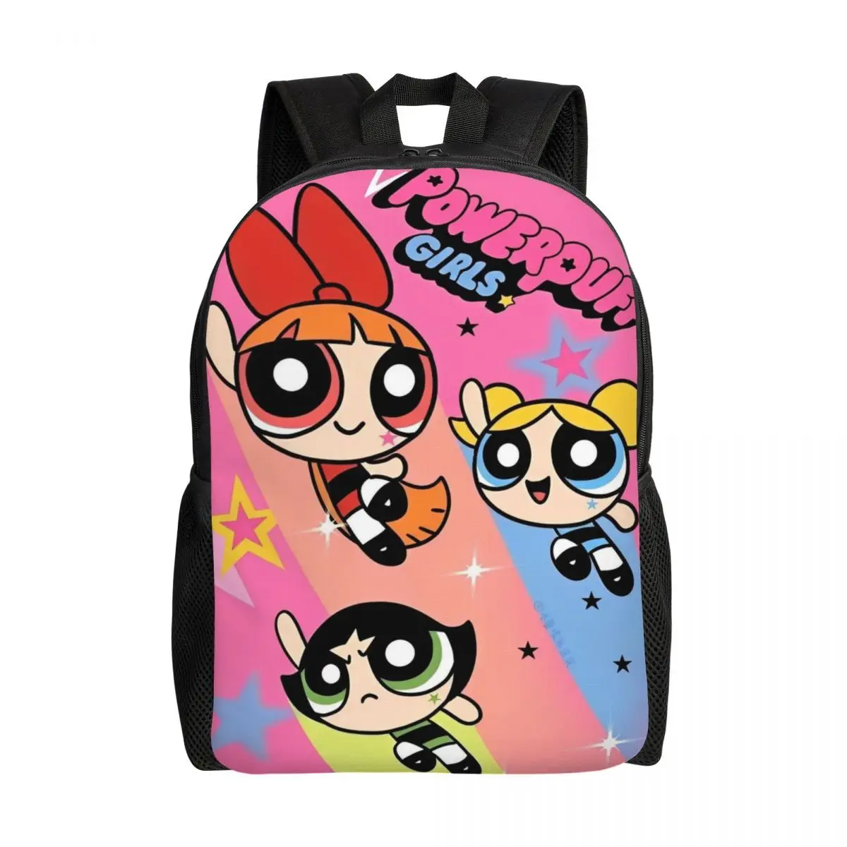 Kawaii The Powerpuff Girls Canvas Backpack For Student Kawaii The Powerpuff Girls Canvas Backpack For Student