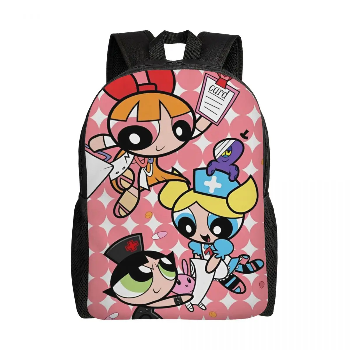 The Powerpuff Girls Canvas Kawaii School Bag