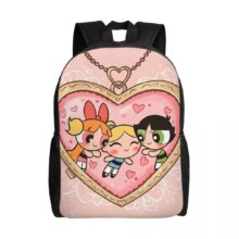 Kawaii The Powerpuff Girls Canvas Backpack Kawaii The Powerpuff Girls Canvas Backpack