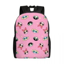 Kawaii Anime The Powerpuff Girls Pattern Student School Bag Kawaii Anime The Powerpuff Girls Pattern Student School Bag