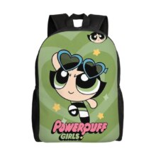 Kawaii Cartoon The Powerpuff Girls Buttercup Backpack Kawaii Cartoon The Powerpuff Girls Buttercup Backpack