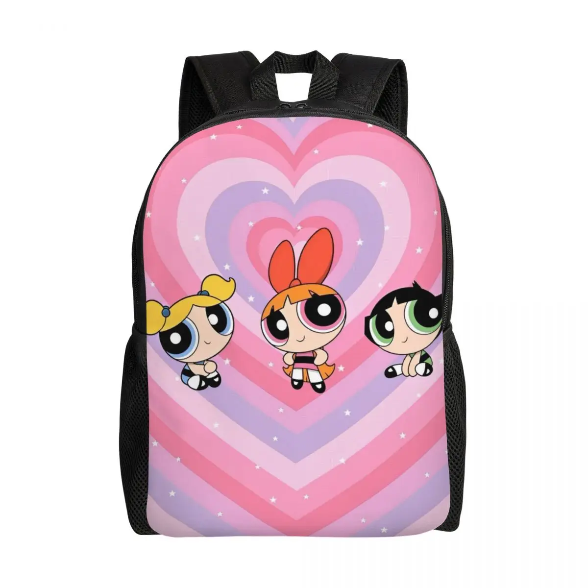 Kawaii Cartoon The Powerpuff Girls Character School Bag