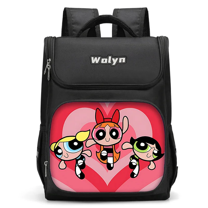 The Powerpuff Girls Printed Waterproof Kawaii Backpack
