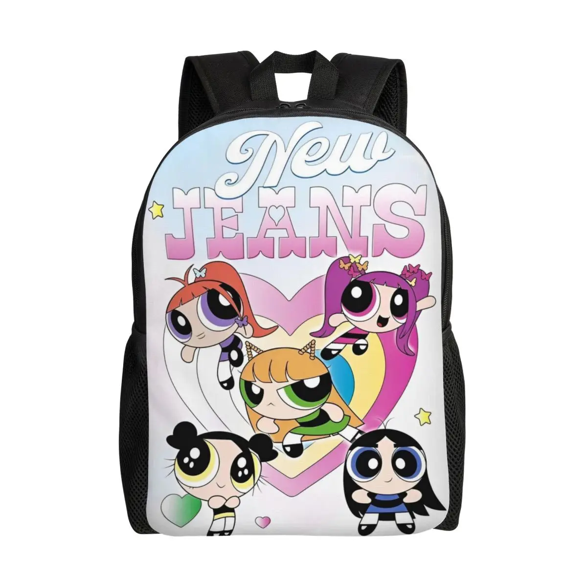 Kawaii The Powerpuff Girls Anime Laptop Backpack