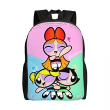 Anime Kawaii The Powerpuff Girls Laptop Backpack Anime Kawaii The Powerpuff Girls Laptop Backpack