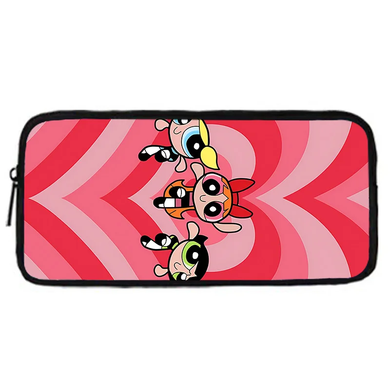 Kawaii The Powerpuff Girls Character Pencil Case