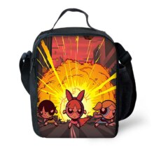 The Powerpuff Girls Kawaii Character Print Lunch Bag The Powerpuff Girls Kawaii Character Print Lunch Bag