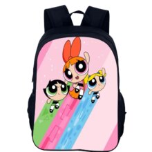 The Powerpuff Girls Kawaii Canvas Schoolbag The Powerpuff Girls Kawaii Canvas Schoolbag