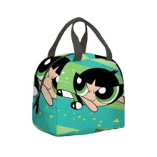 Kawaii The Powerpuff Girls Buttercup Insulated Lunch Bag Kawaii The Powerpuff Girls Buttercup Insulated Lunch Bag