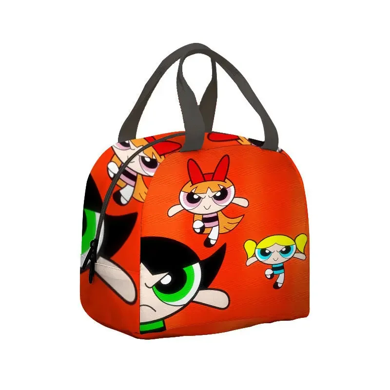 Kawaii The Powerpuff Girls Insulated Lunchbag