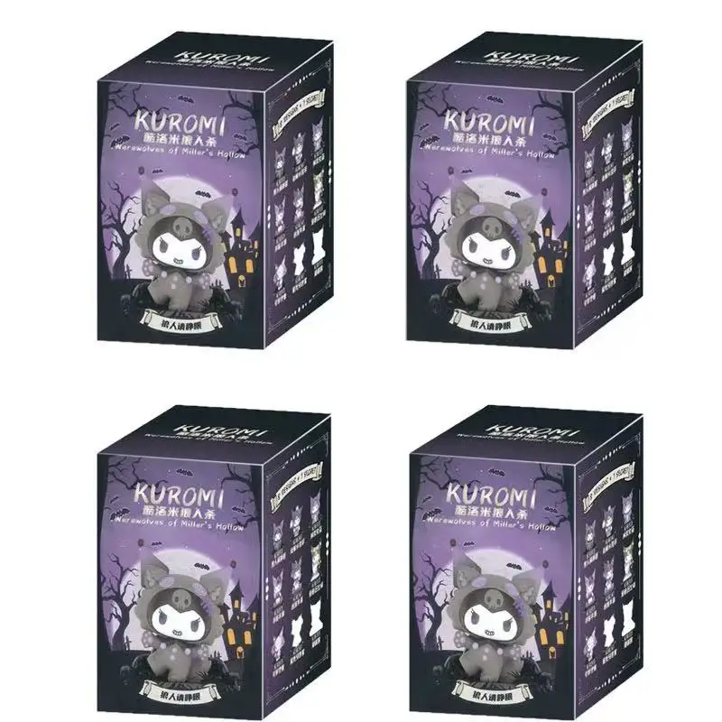 4Pcs/Set Kawaii Sanrio Kuromi Blind Box With Toy