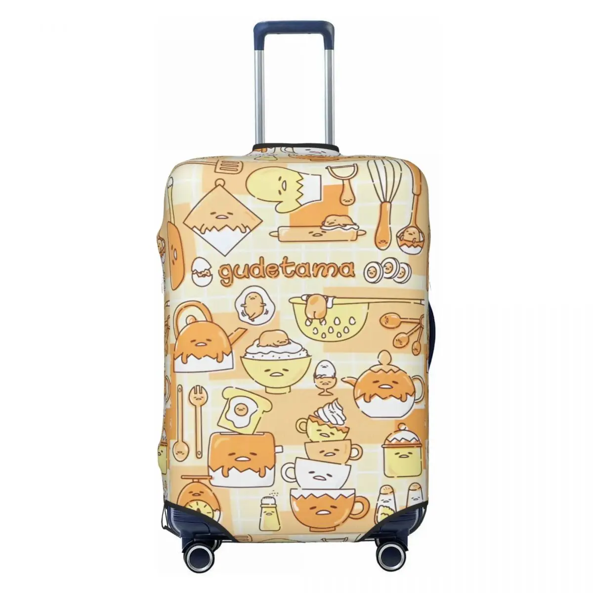 Kawaii Sanrio Gudetama Egg Printed Luggage Protector Case Kawaii Sanrio Gudetama Egg Printed Luggage Protector Case