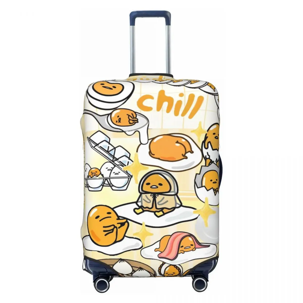 Sanrio Kawaii Gudetama Printed Luggage Protector Case