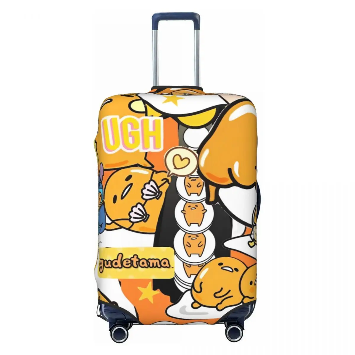 Kawaii Anime Gudetama Egg Printed Suitcase Cover Kawaii Anime Gudetama Egg Printed Suitcase Cover