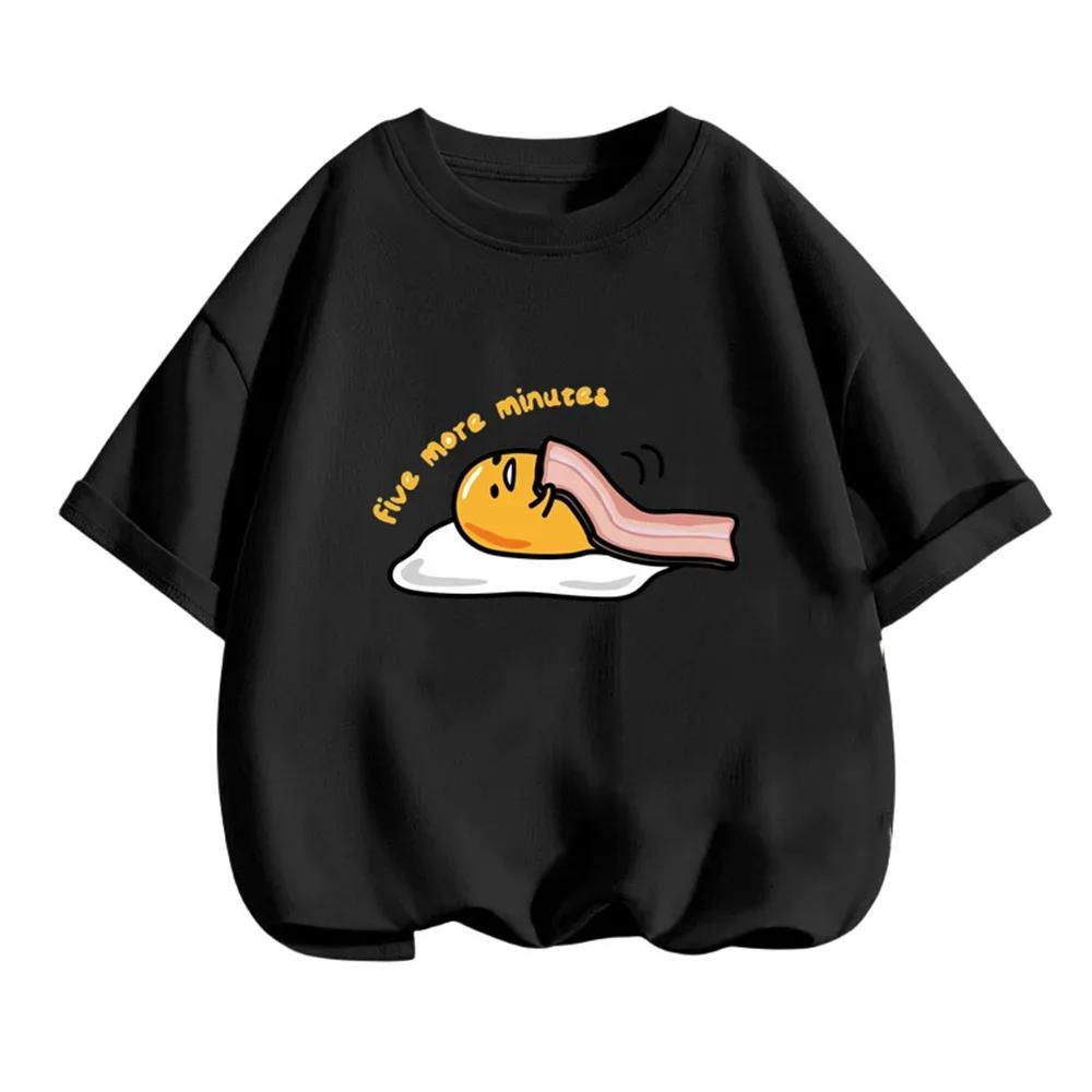 Kawaii Sanrio Gudetama Polyester T-Shirt