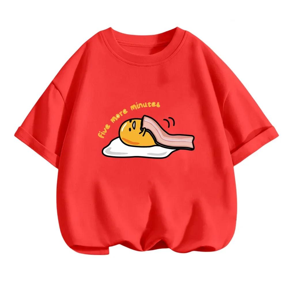 Kawaii Sanrio Gudetama Polyester T-Shirt