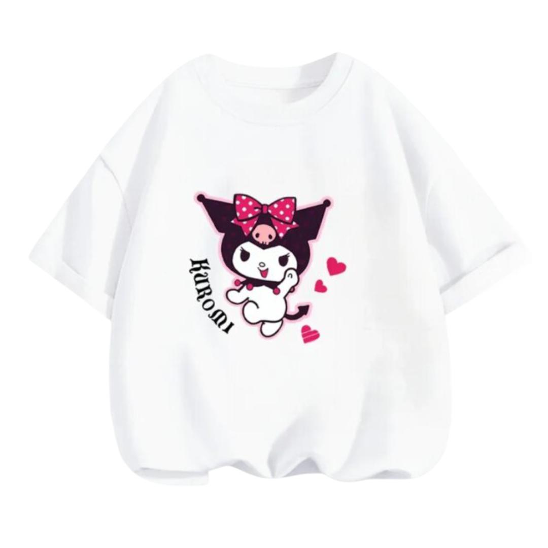 Kawaii Cartoon Sanrio Kuromi T-Shirt