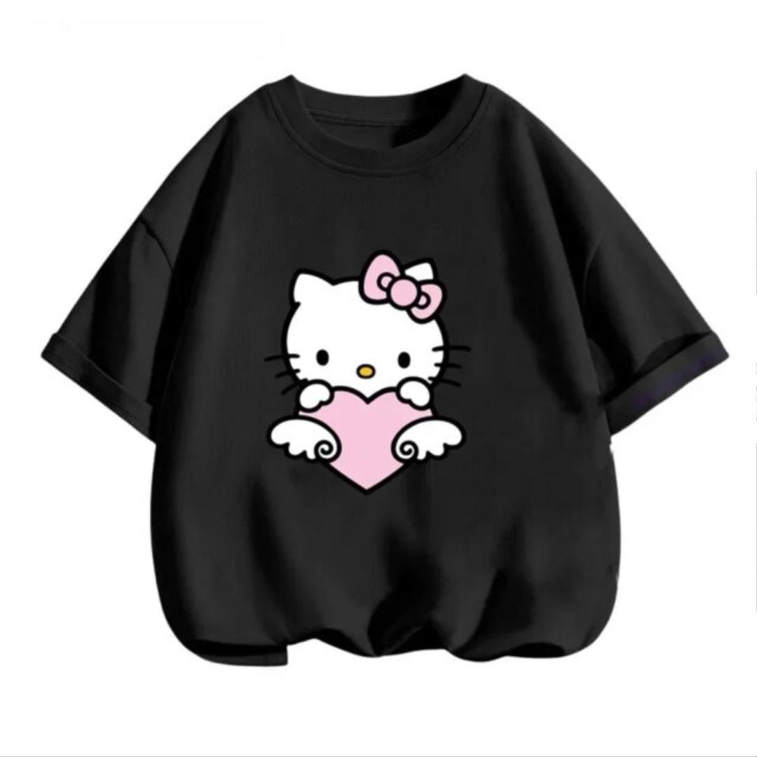 Kawaii Cartoon Sanrio Hello Kitty Short Sleeve T-Shirt