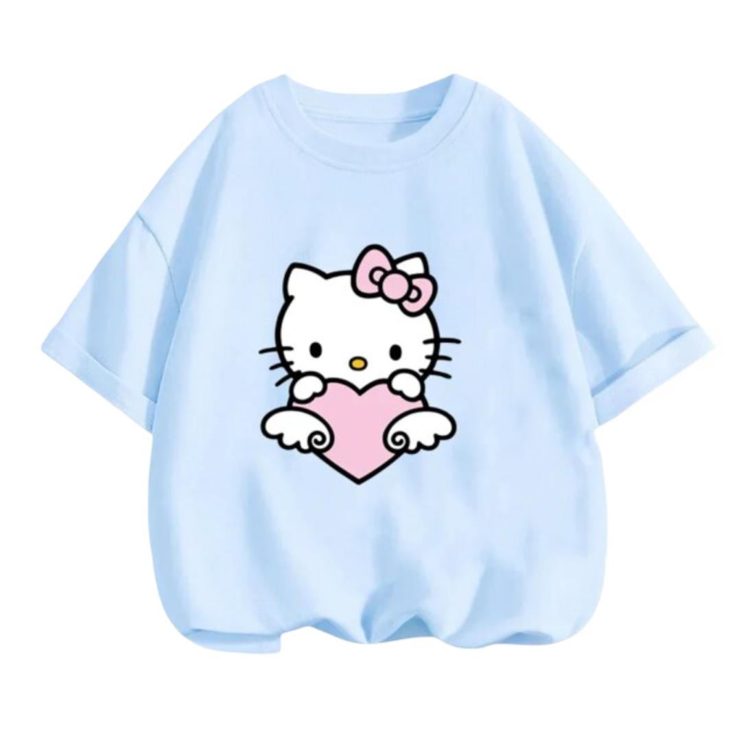 Kawaii Cartoon Sanrio Hello Kitty Short Sleeve T-Shirt