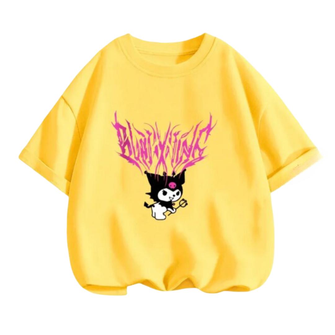 Kawaii Cartoon Sanrio Kuromi Short Sleeve T-Shirt