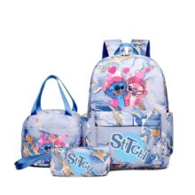 3Pcs/Set Stitch Printed Backpack For Student 3Pcs/Set Stitch Printed Backpack For Student