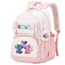 Kawaii Stitch And Angel School Bag For Student Kawaii Stitch And Angel School Bag For Student