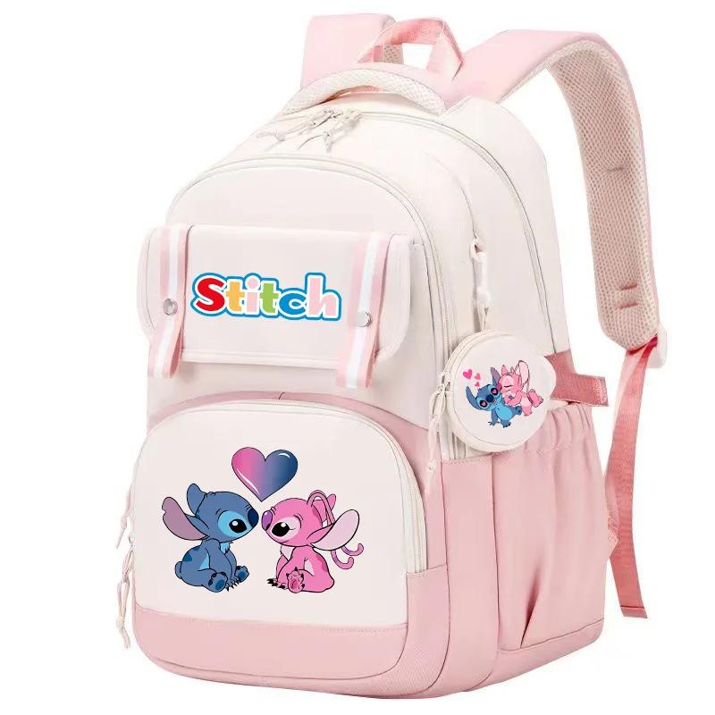 Stitch And Angel Kawaii Student School Bag