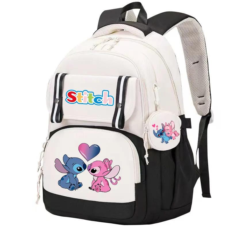 Stitch And Angel Kawaii Student School Bag