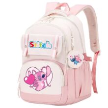 Stitch And Angel Kawaii School Bag For Student Stitch And Angel Kawaii School Bag For Student