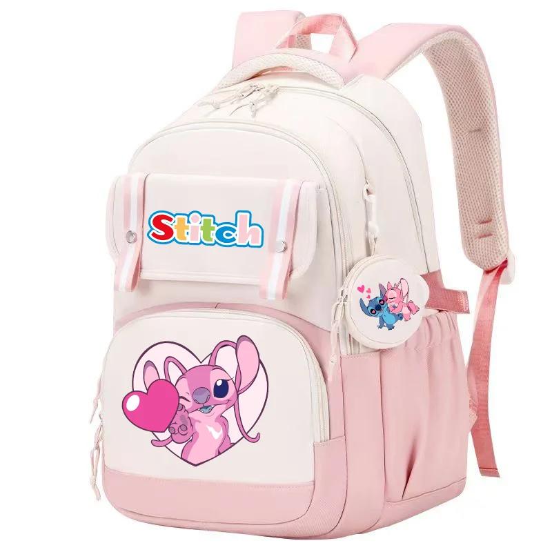 Stitch And Angel Kawaii School Bag For Student Stitch And Angel Kawaii School Bag For Student