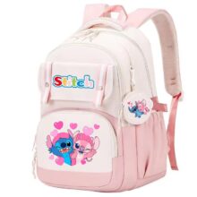 Kawaii Stitch And Angel Backpack For Children Kawaii Stitch And Angel Backpack For Children