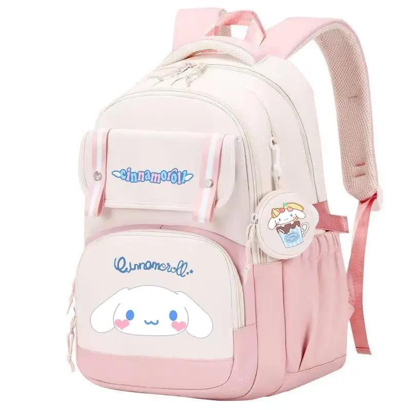 Kawaii Cartoon Cinnamoroll School Backpack With Coin Purse