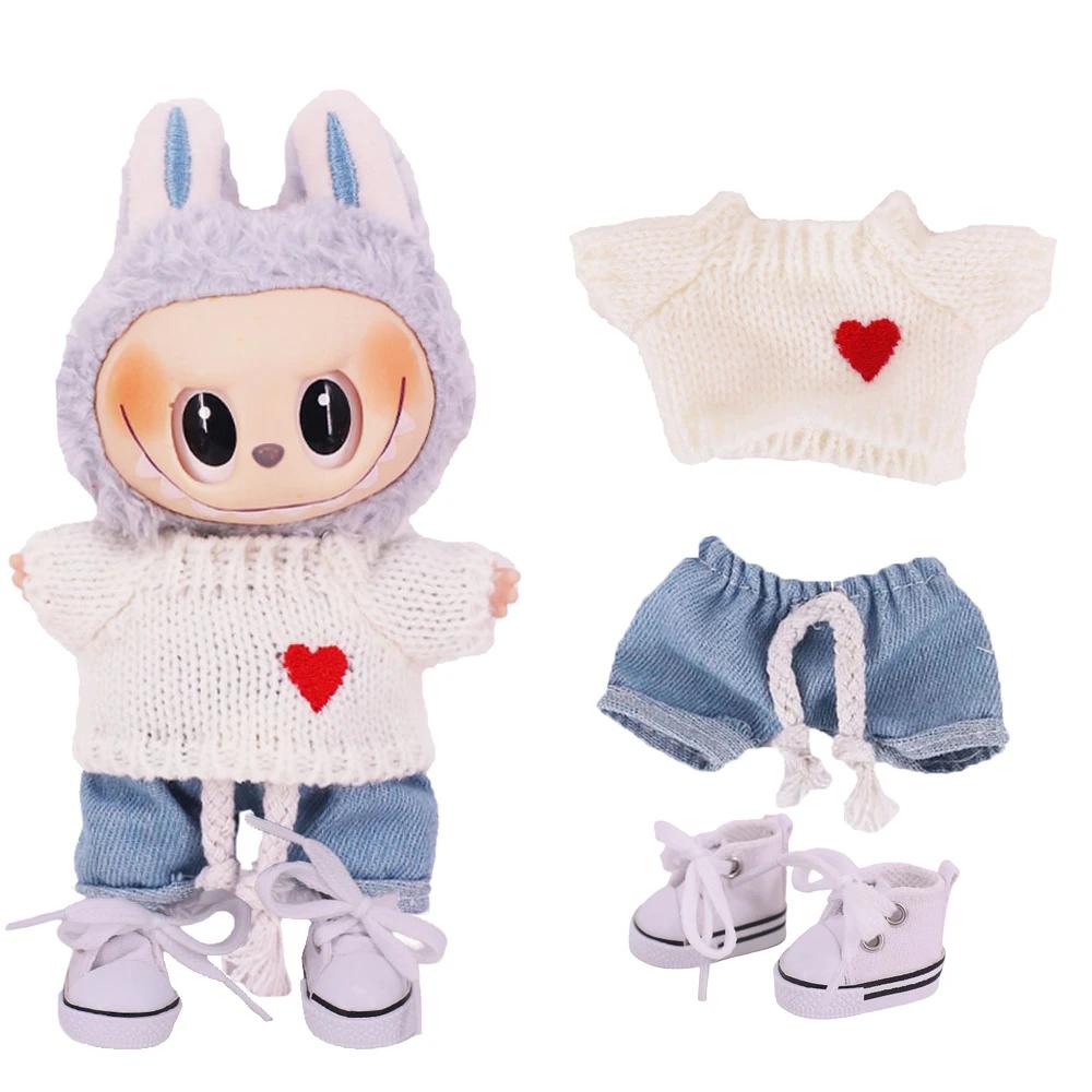 3Pcs/Set Kawaii Labubu Outfit Dress